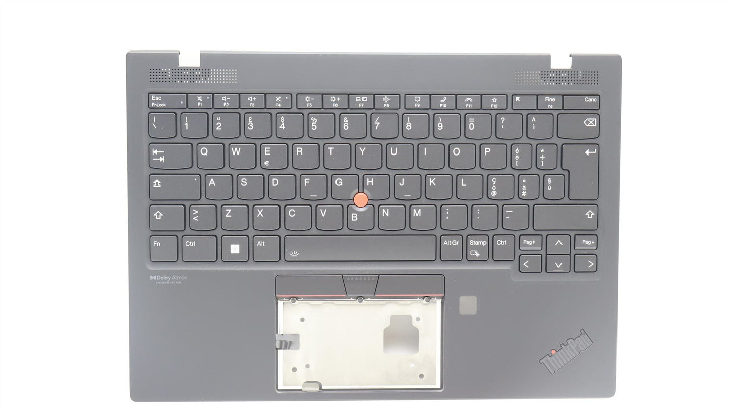 Lenovo ThinkPad X1 Gen 2 Keyboard Palmrest Top Cover Italian Black 5M11H41673