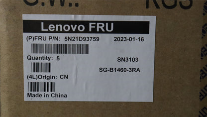 Lenovo ThinkPad T16 Gen 1 P16s Gen 1 L15 Gen 3 s Keyboard Black 5N21D93759