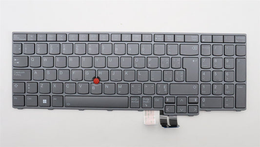 Lenovo ThinkPad P16 Gen 2 P16 Gen 1 Keyboard Canadian French Black 5N21F39390