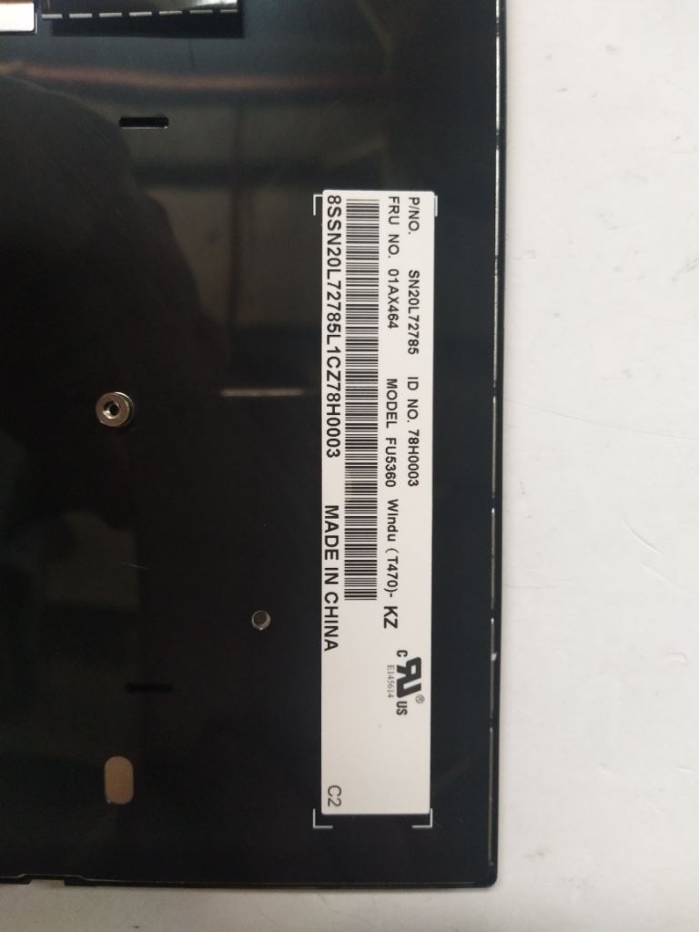 Lenovo Windu KBD, KZ, CHY Kazakh Keyboard 01AX382
