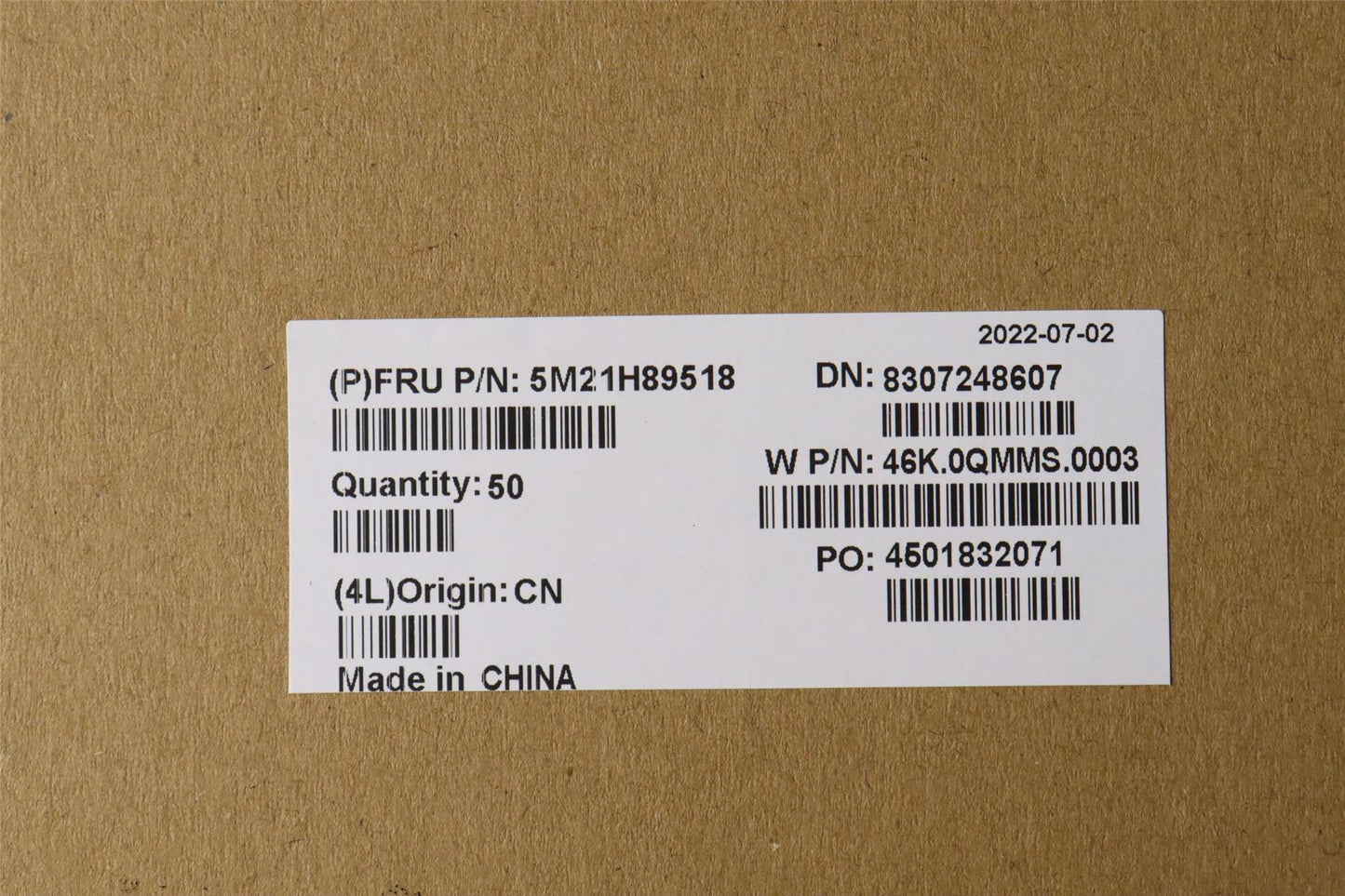 Lenovo MECHANICAL DPY IR Miscellaneous PKG 5M21H89518
