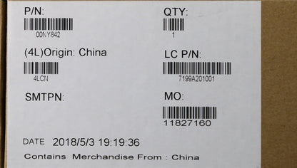Lenovo LABEL FCC,EU Alert Label kit 00NY842