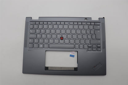 Lenovo ThinkPad X13 Gen 4 Keyboard Palmrest Top Cover Grey Backlit 5M11L64589