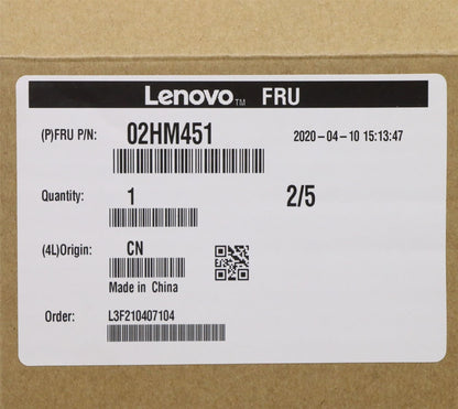Lenovo ThinkPad T490s Keyboard Palmrest Top Cover UK Black 02HM451