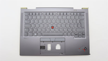 Lenovo 730 13IWL 730 13IKB Keyboard Palmrest Top Cover Belgian Silver 5CB0Q95930