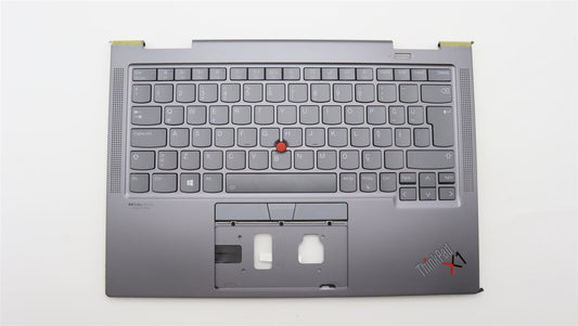 Lenovo 730 13IWL 730 13IKB Keyboard Palmrest Top Cover Belgian Silver 5CB0Q95930