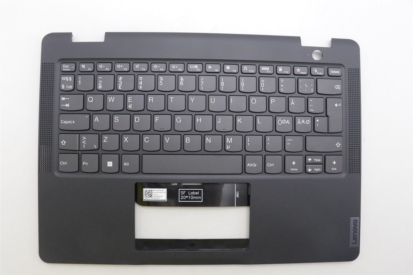 Lenovo 13w Gen 2 13w Keyboard Palmrest Top Cover Russian Black 5M11F25648