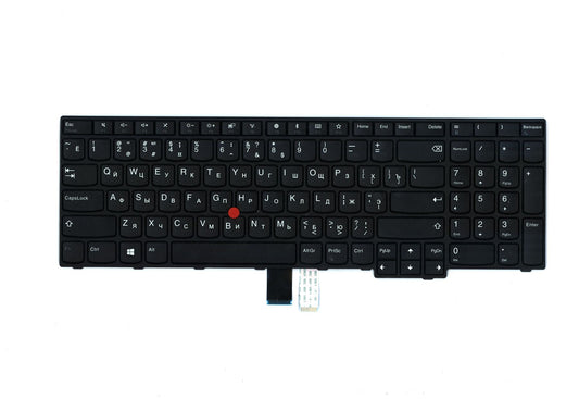 Genuine Lenovo ThinkPad E570 E575 Keyboard Russian Black 01AX143 01AX183 01AX223