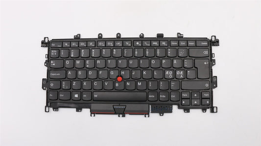 Genuine Lenovo Yoga X1 1st Gen Keyboard Nordic Black Backlit 01AW972 01AW973
