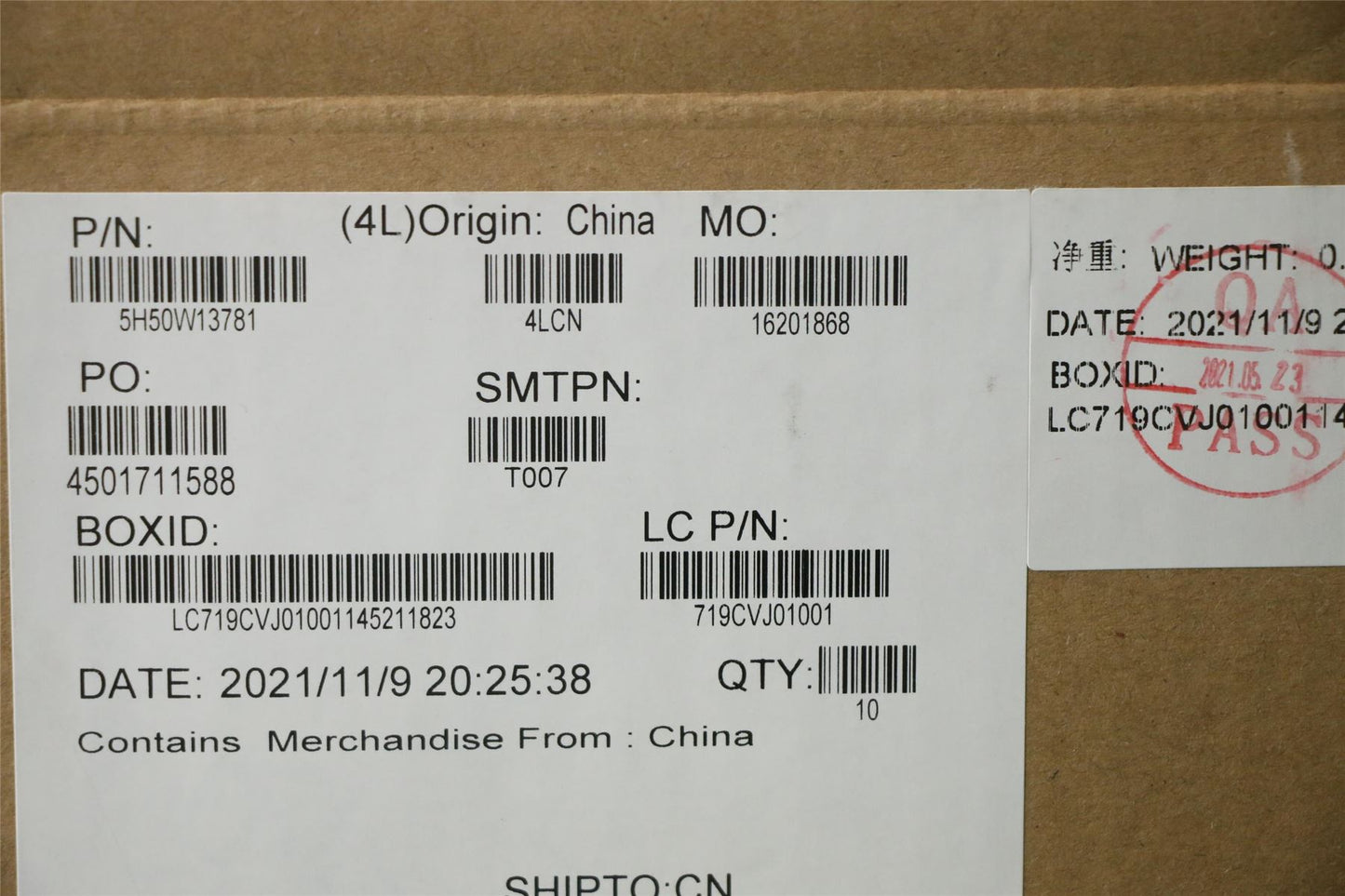 Lenovo HINGE FRU HINGE KITS FHD 5H50W13781