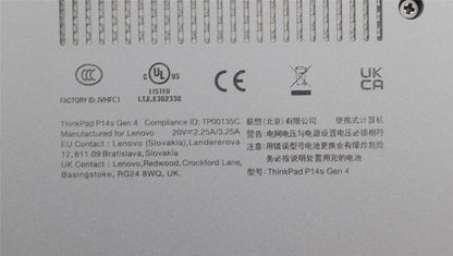Lenovo FRU KP4D5_D_COVER_UMA_WW_ASSY_BK 5CB1L57919