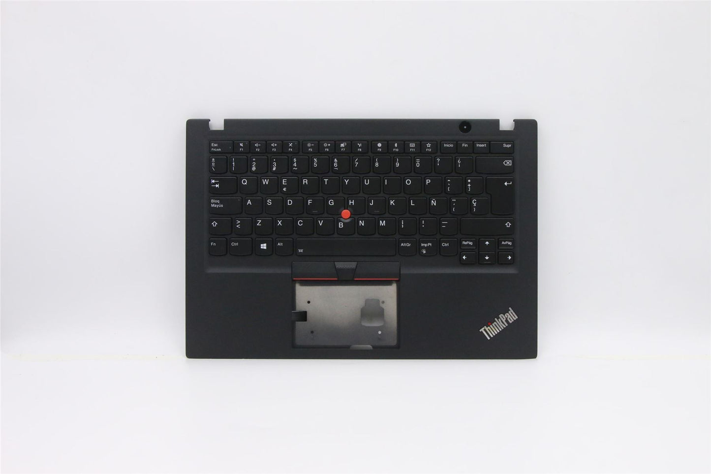 Lenovo ThinkPad T495s Keyboard Palmrest Top Cover Spanish Black 5M11A08754