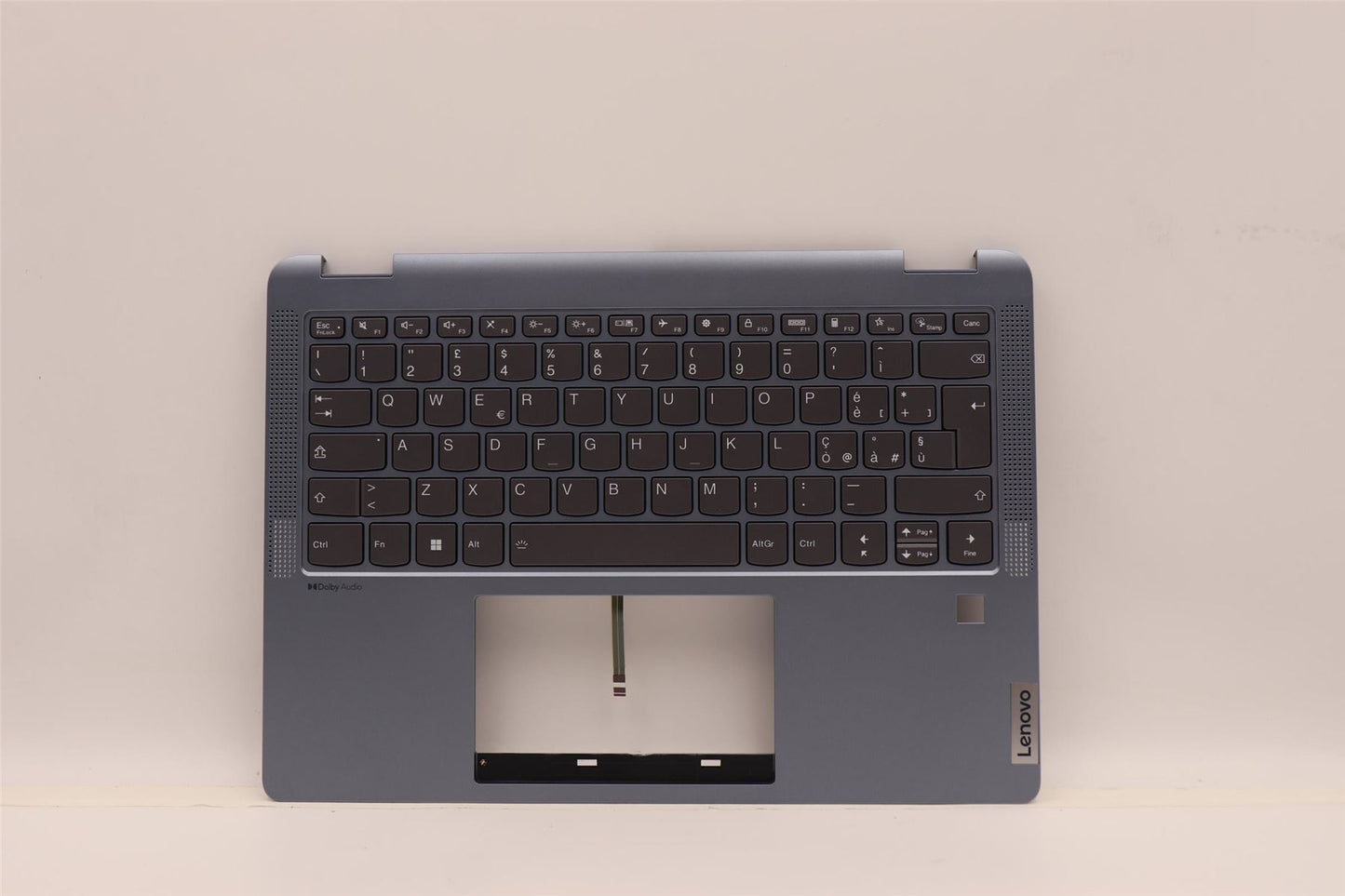 Lenovo IdeaPad 5 14IAU7 Keyboard Palmrest Top Cover Italian Backlit 5CB1H80006