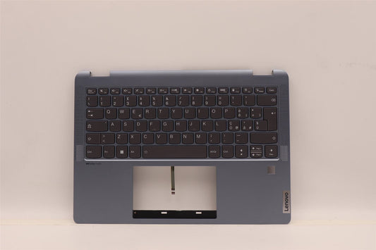 Lenovo IdeaPad 5 14IAU7 Keyboard Palmrest Top Cover Italian Backlit 5CB1H80006