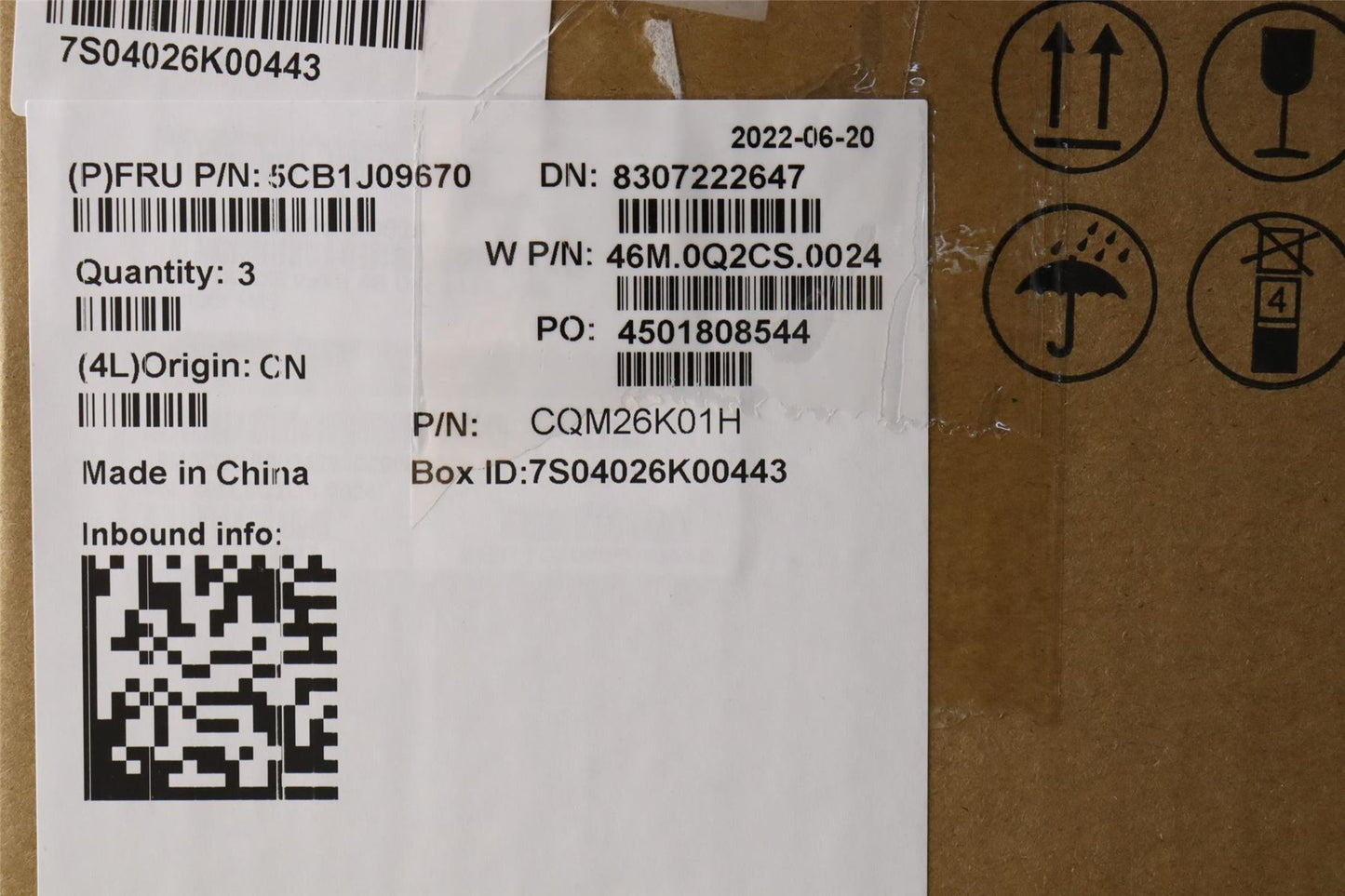 Lenovo ThinkBook 13s G4 ARB Palmrest Cover Touchpad Keyboard UK 5CB1J09670