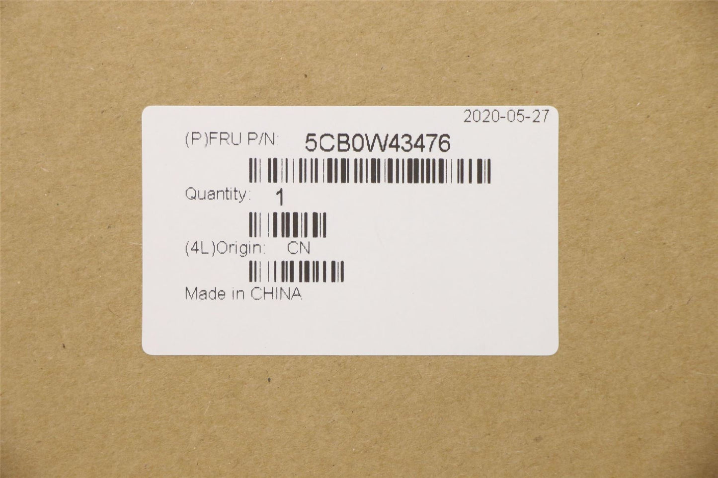 Lenovo S940 14IIL Keyboard Palmrest Top Cover US Iron Grey Backlit 5CB0W43476