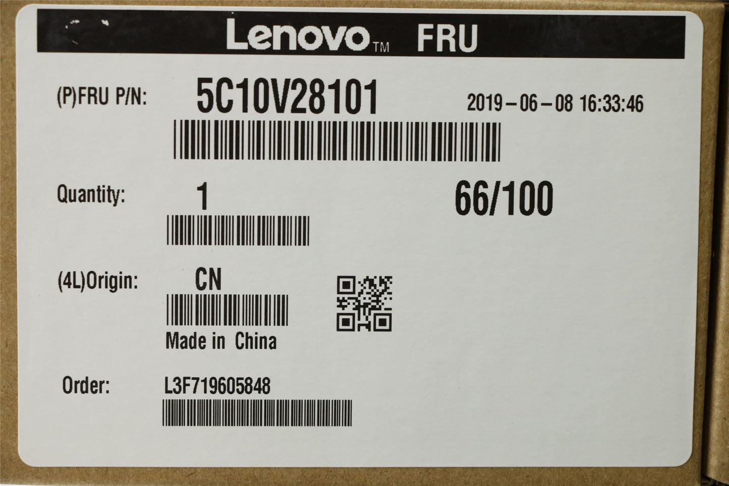 Lenovo Cable Power Button 5C10V28101