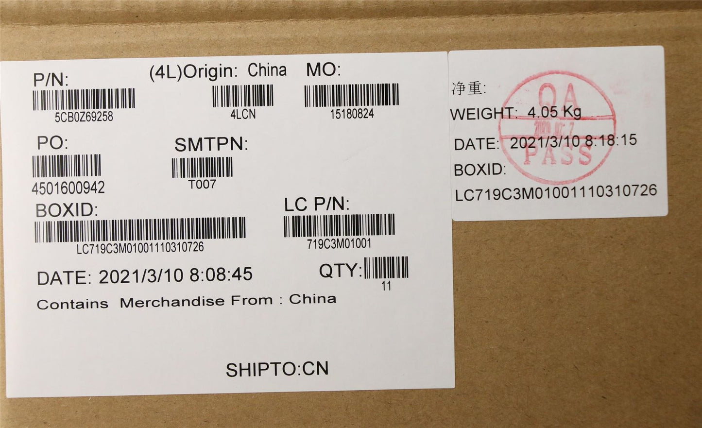 Lenovo FRU T14G2_C_COV_WS_FP_SUB_ASSY_GY 5CB0Z69258