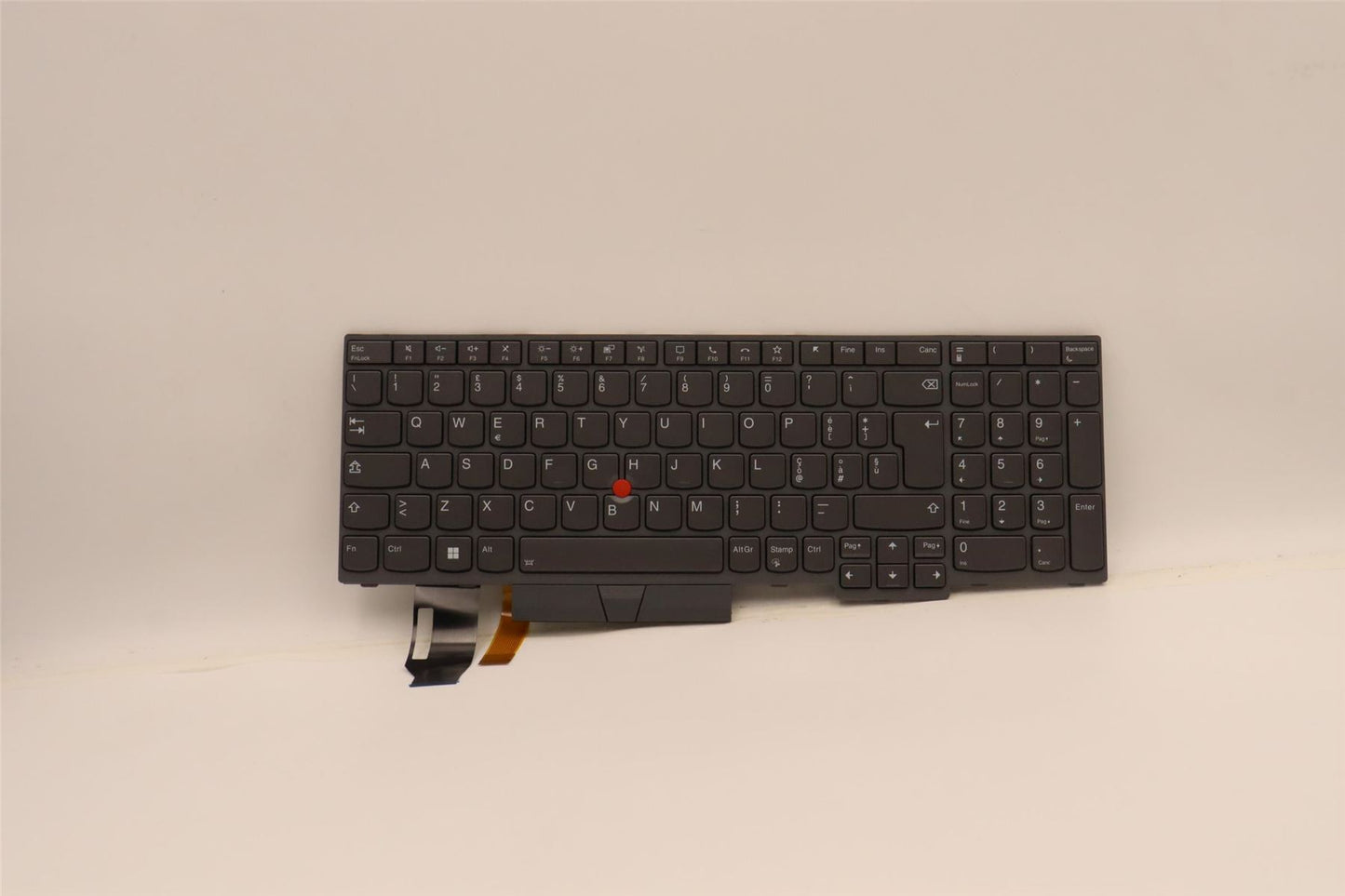 Lenovo ThinkPad T15 Gen 2 P15s Gen 2 Keyboard Italian Grey Backlit 5N21B08467