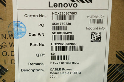 Lenovo Power Board Cable H 82T3 30pin 5C10S30429