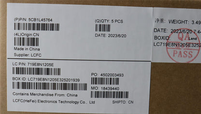 Lenovo IdeaPad 3 15IRU8 Palmrest Cover Touchpad Keyboard Belgian 5CB1L45764