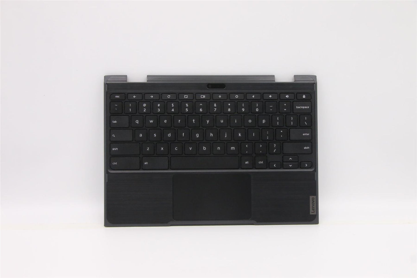 Lenovo Chromebook 300e 2nd Keyboard Palmrest Top Cover US Black 5CB1E21644