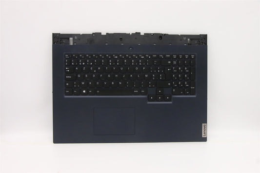 Lenovo Legion 5-17ITH6H Keyboard Palmrest Top Cover Belgian Blue 5CB1D20012