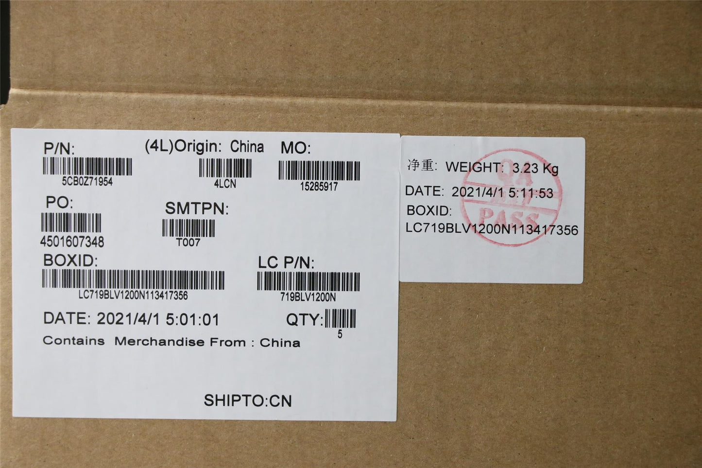 Lenovo Legion S7 15IMH5 Keyboard Palmrest Top Cover Portuguese Grey 5CB0Z71954