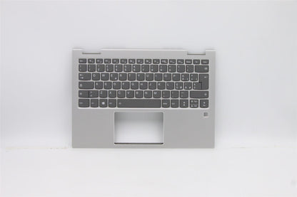 Lenovo Yoga 730-13IKB Keyboard Palmrest Top Cover Italian Silver 5CB0Q95868