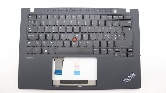 Lenovo ThinkPad T14s 2 Keyboard Palmrest Top Cover Norwegian Black 5M11A37124