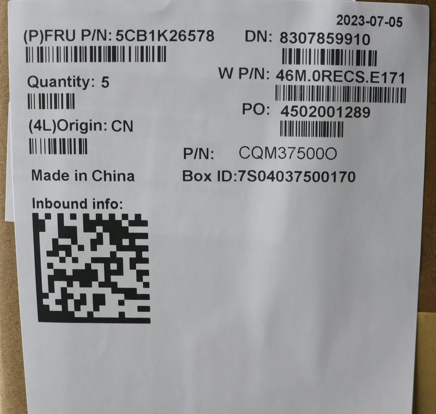 Lenovo IdeaPad 5 14ABR8 Keyboard Palmrest Top Cover Spanish Grey 5CB1K26578