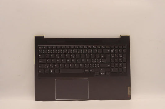 Lenovo Yoga 7 16IAH7 Palmrest Cover Touchpad Keyboard Black 5CB1J37696