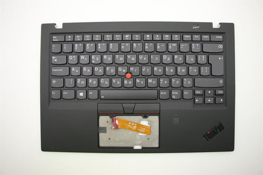 Lenovo ThinkPad X1 6th Gen Keyboard Palmrest Top Cover Bulgarian Black 01YR533