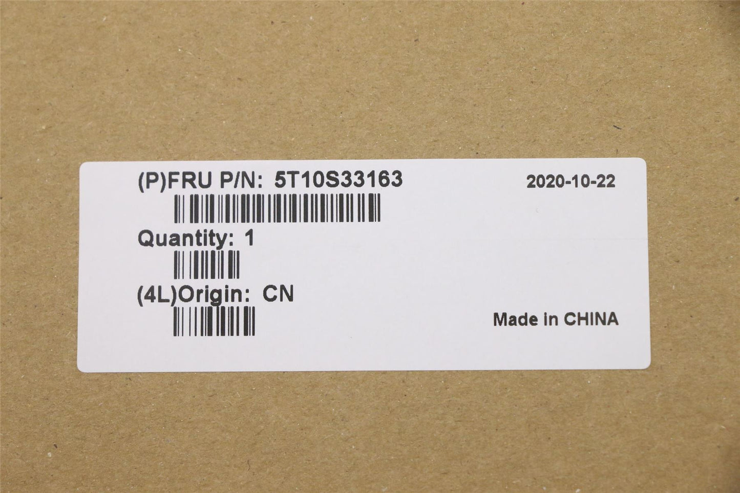 Lenovo TAPE TAPE H 82EV UB_Con 5T10S33163