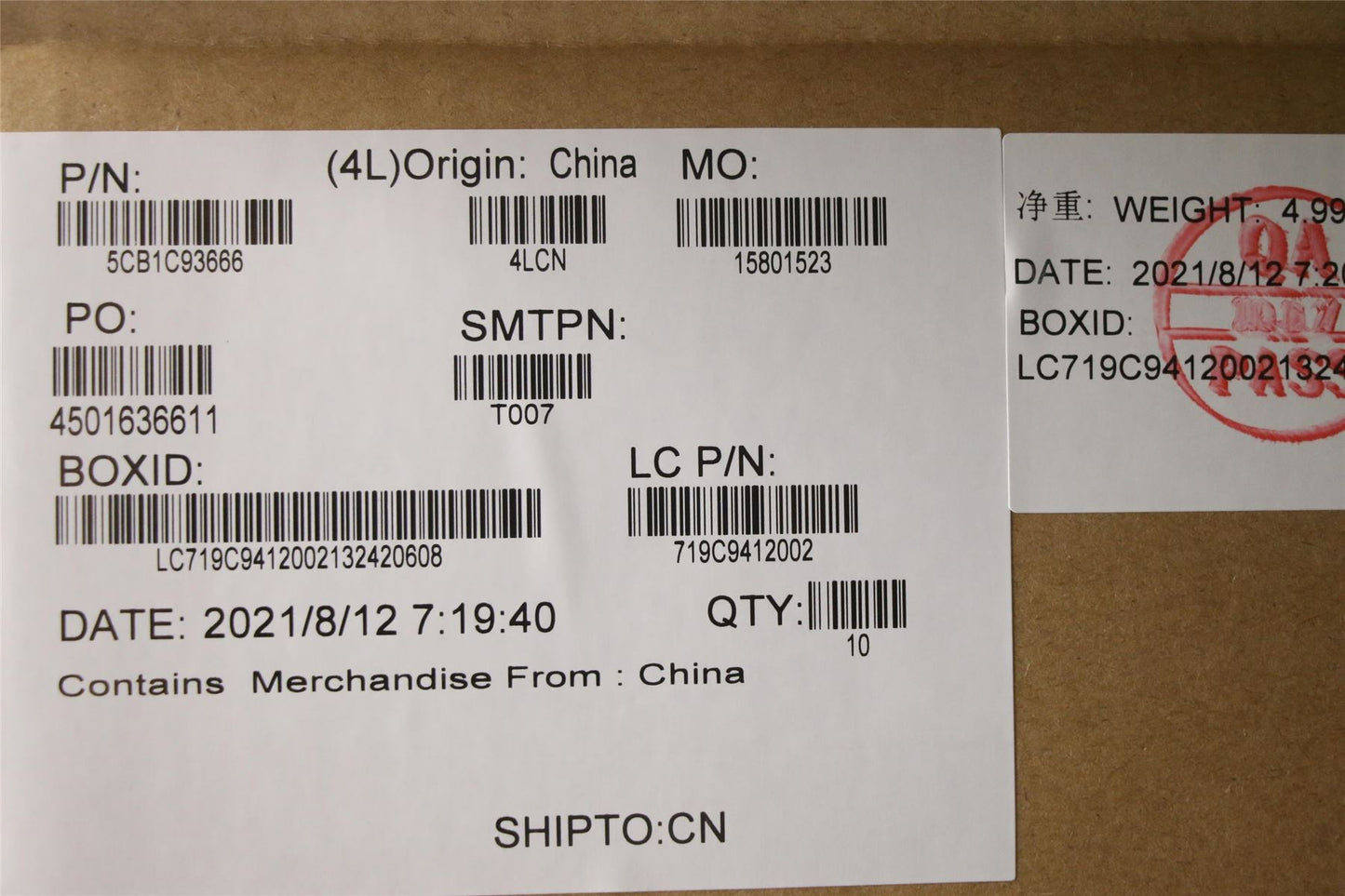 Lenovo LCD Cover L 82K8 GY 5CB1C93666