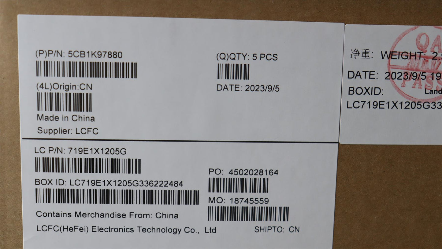Lenovo Upper Case ASM_SPA L82XL NFP AB BL 5CB1K97880