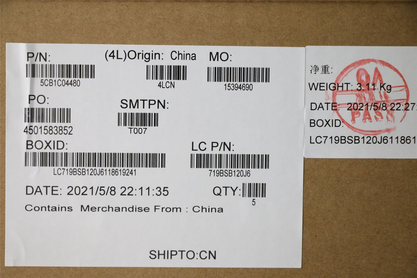 Lenovo IdeaPad 3-14ITL6 3-14ALC6 Palmrest Cover Touchpad Keyboard 5CB1C04480