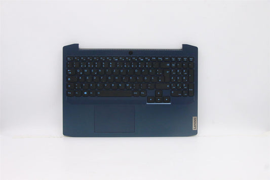 Lenovo Gaming 3-15IMH05 Keyboard Palmrest Top Cover German Blue 5CB0Y99514