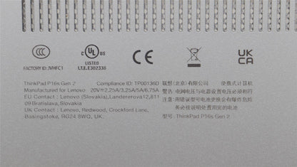 Lenovo FRU ROCP_D_COVER_UMA_WL_ASSY_BK 5CB1L57541