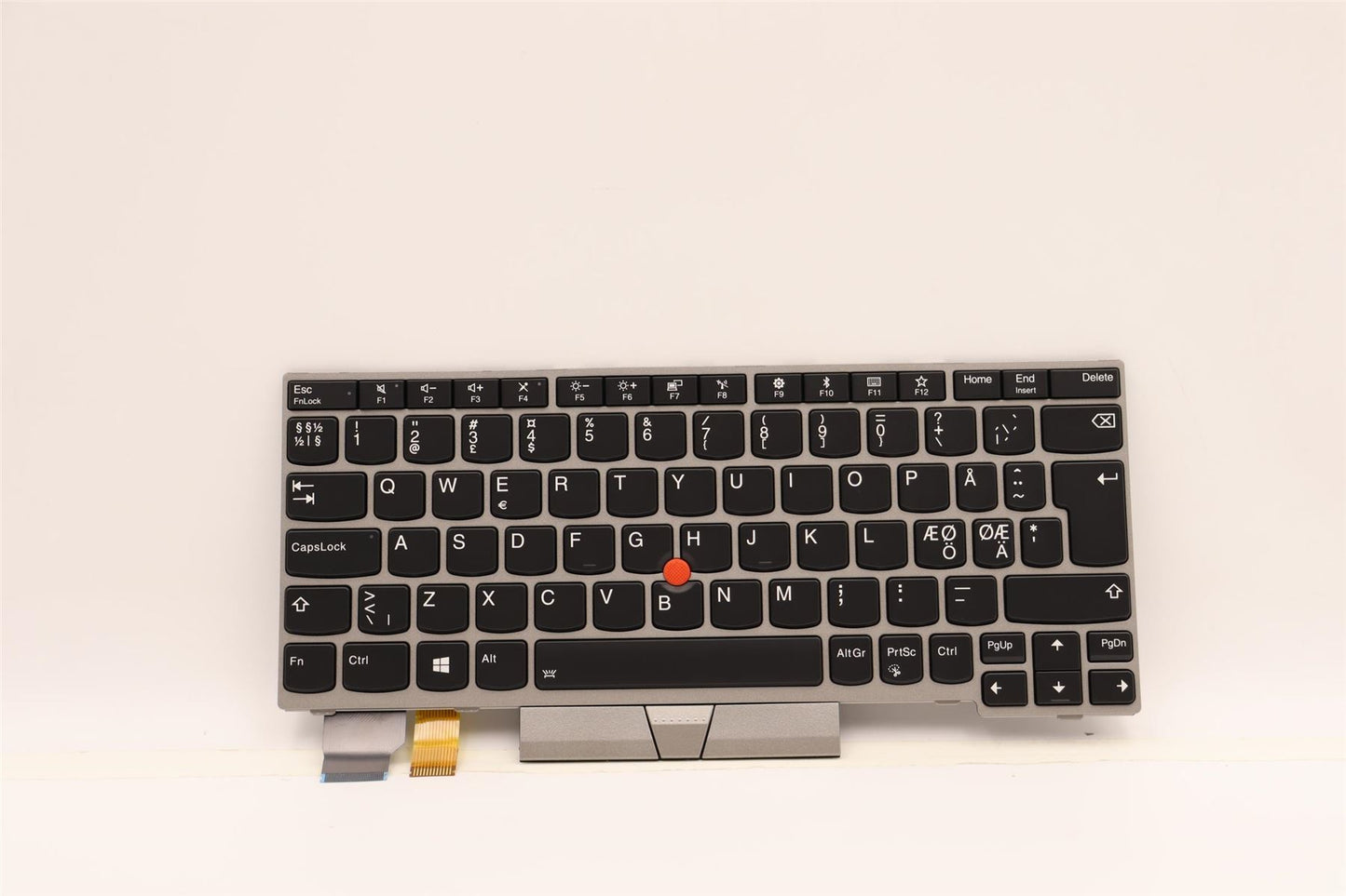 Lenovo ThinkPad L13 Keyboard Nordic Silver Backlit 01YP879