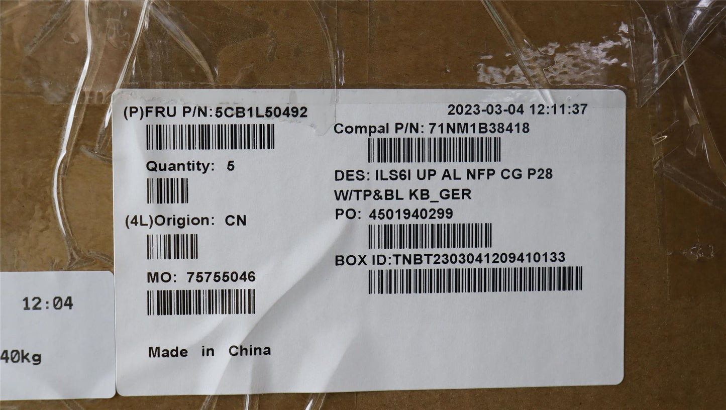 Lenovo IdeaPad 5 16IRL8 5 16IAH8 Palmrest Cover Touchpad Keyboard 5CB1L50492