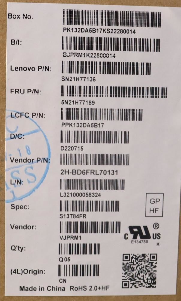 Lenovo Yoga L13 4 X13 3 L13 3 Keyboard French Black Backlit 5N21H77189