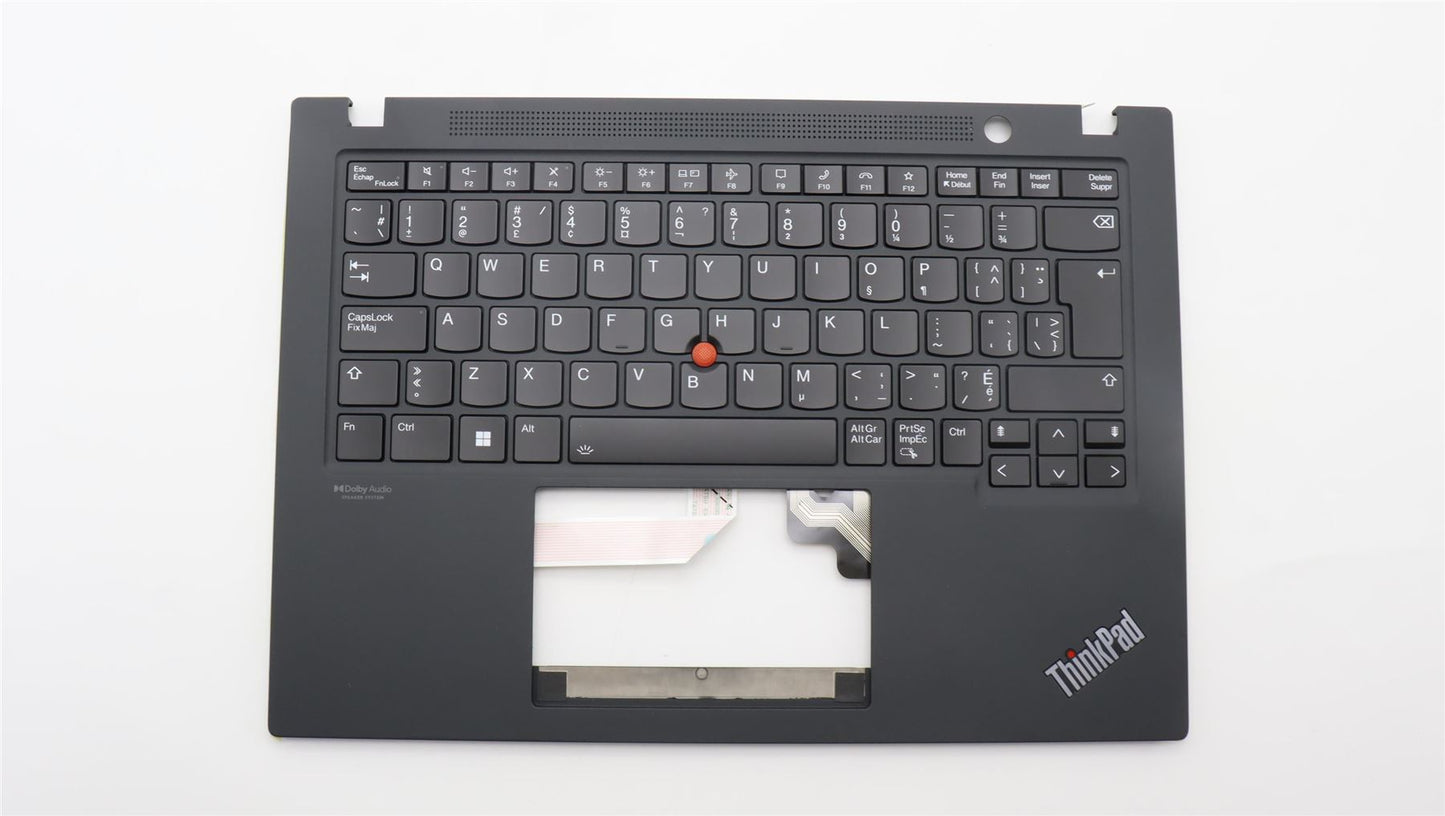 Lenovo ThinkPad T14s 3 Keyboard Palmrest Top Cover French Black 5M11H25895