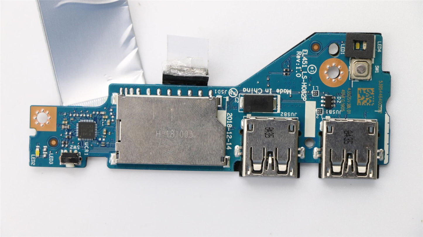 Lenovo IdeaPad S540-14IWL Touch SD Card Reader USB Power Button 5C50S24890
