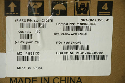 Lenovo Chromebook 300e Gen 3 500e Gen 3 WFC Cable 5C11C12575