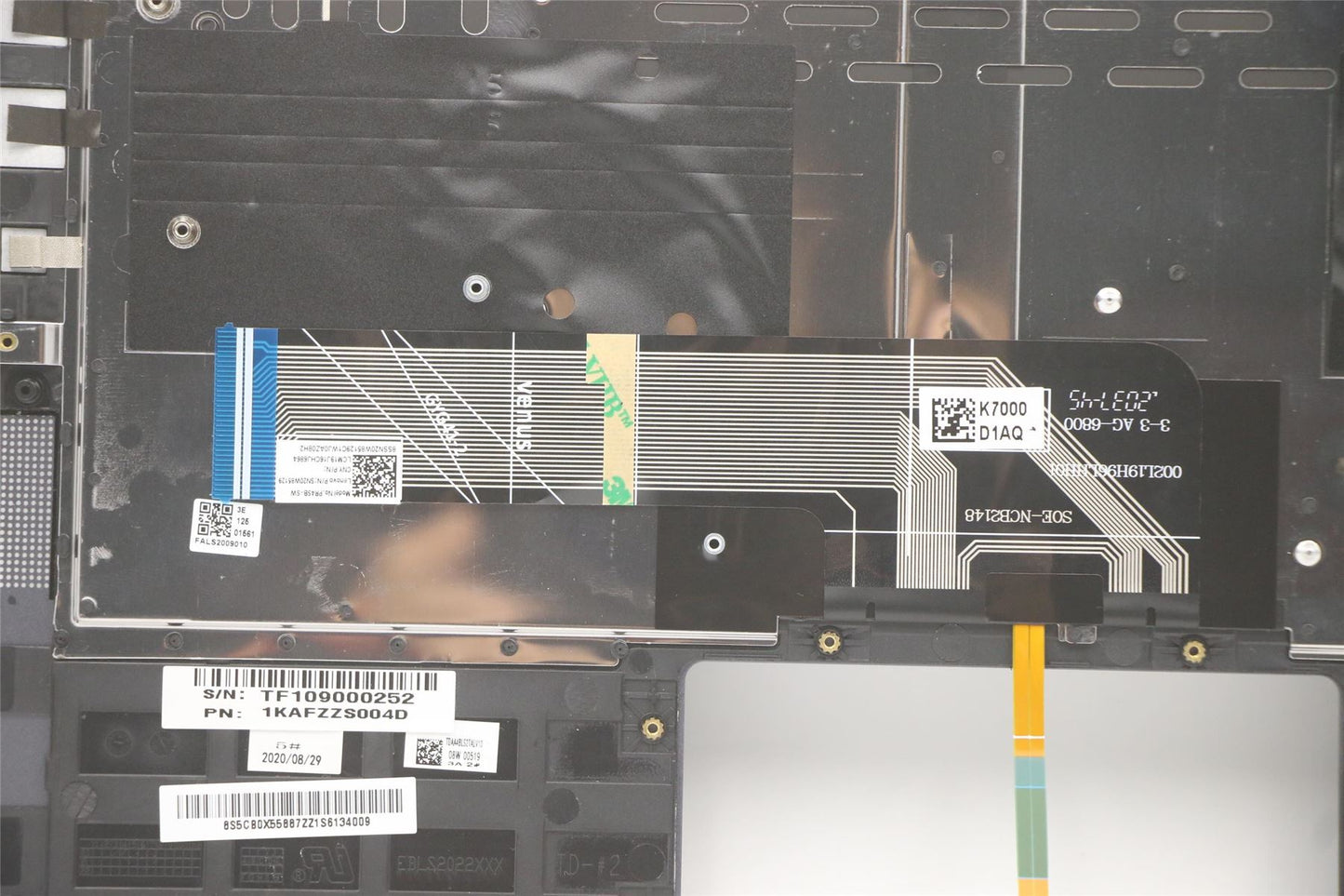 Lenovo Upper Case ASM_SW Q82A1 GY 5CB0X55887