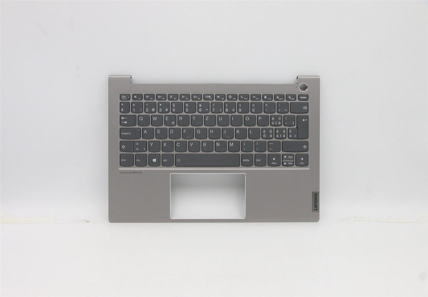 Lenovo ThinkBook 13s G2 ITL Keyboard Palmrest Top Cover Swiss Grey 5CB1B02462