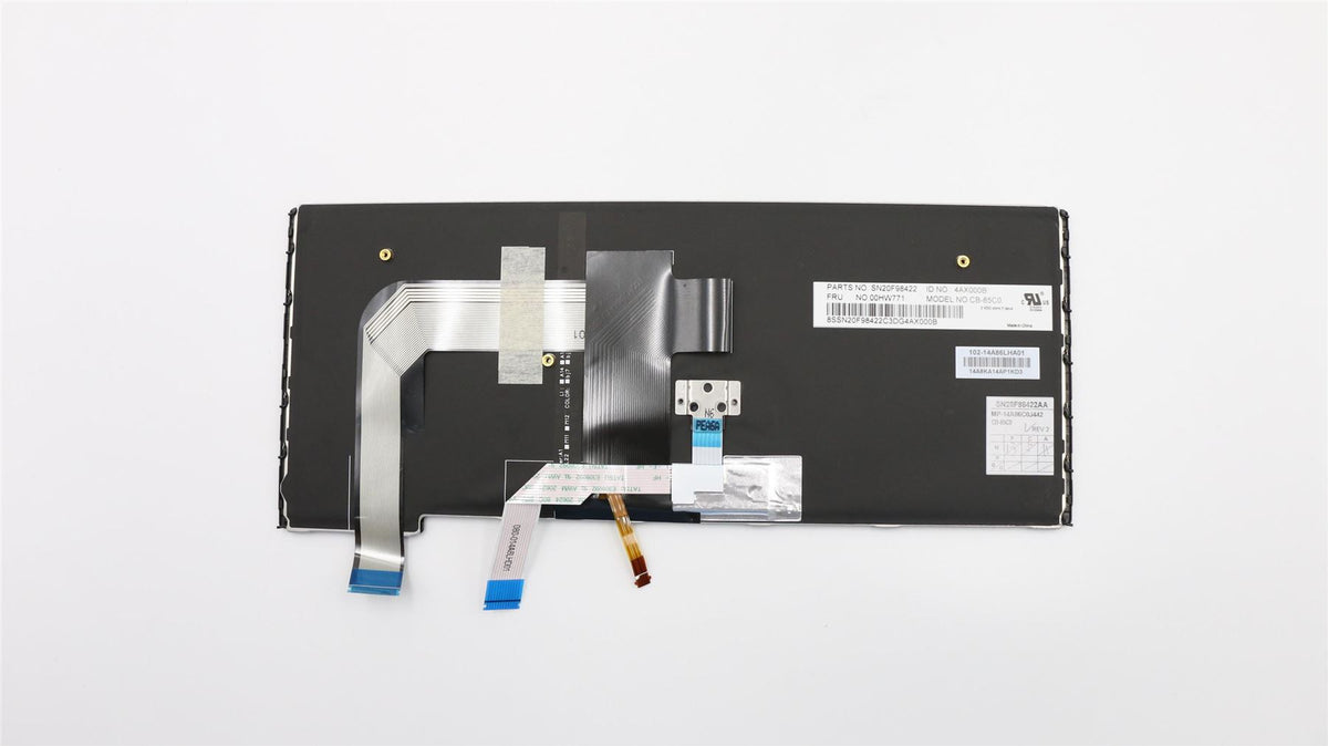 Genuine Lenovo Yoga 14 Keyboard Czech Black Backlit 00HW771 00HW808 SN20F98422