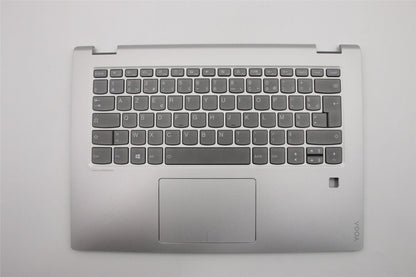 Lenovo Yoga 520-14IKB Palmrest Cover Touchpad Keyboard French Grey 5CB0N67458