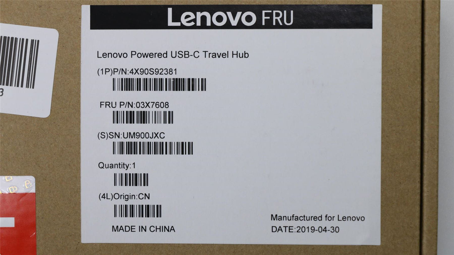 Lenovo Nano L14 4 P1 5 P15v 3 X1 Fold 16 1 X1 2 Docking Station Black 03X7608